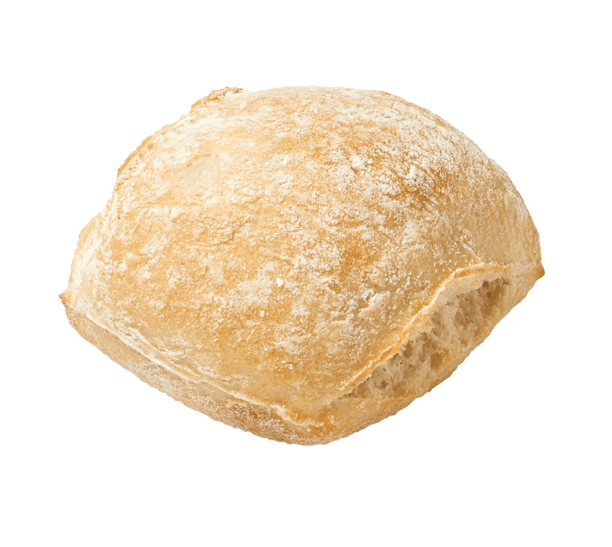 Mini Rustic Bread Roll Angle