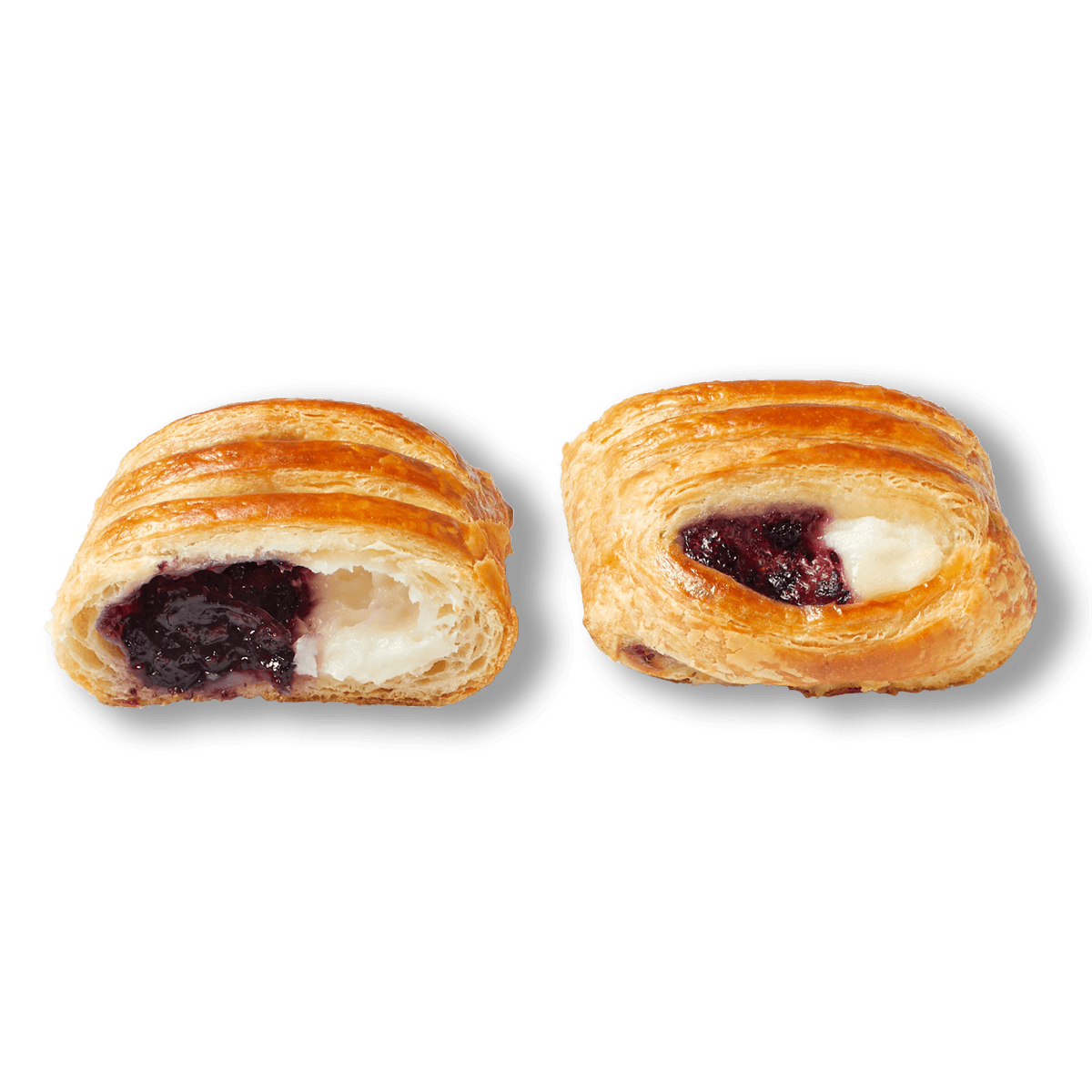 Blueberry Cheesecake Danish sliced