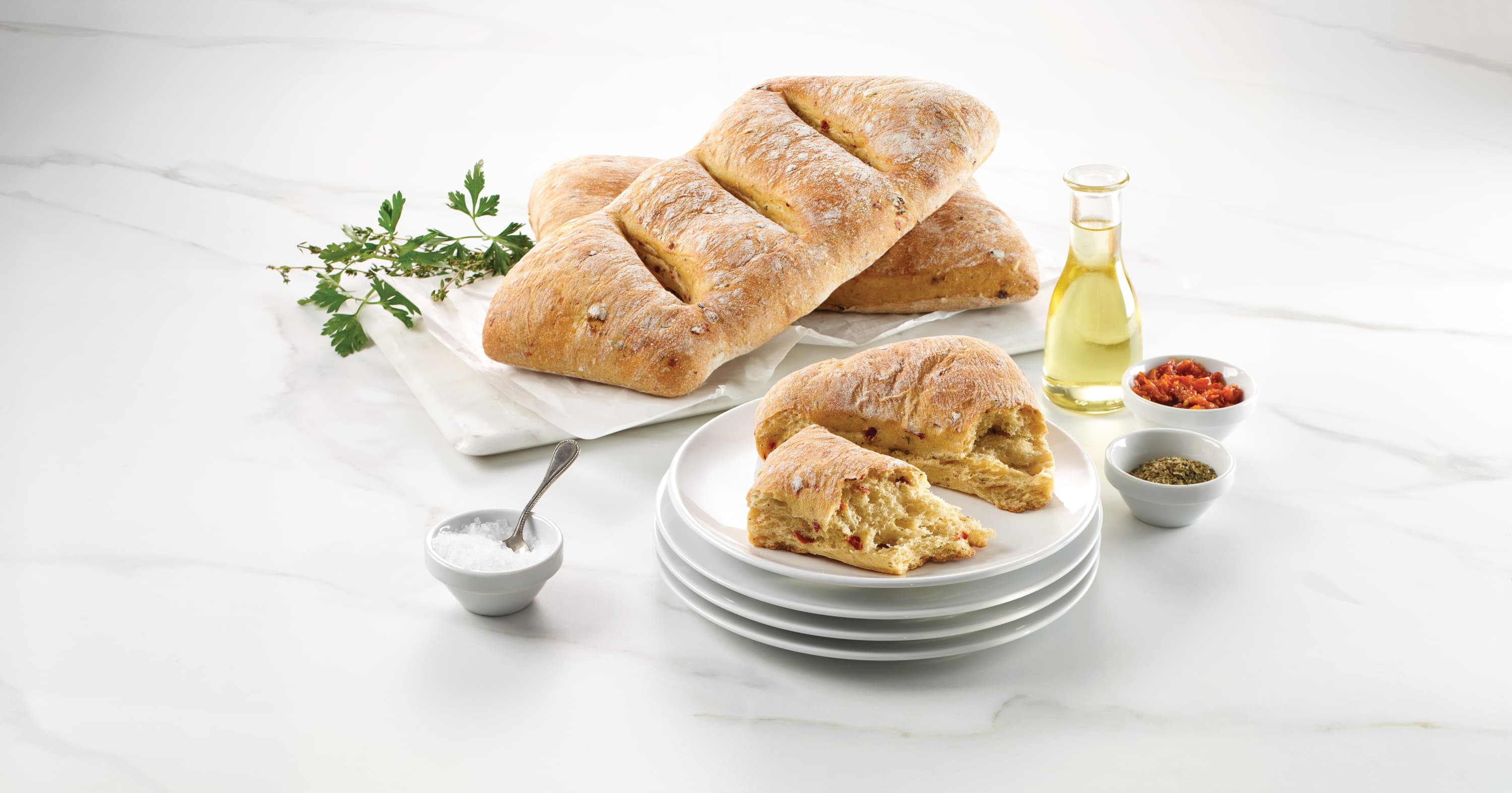 fougasse poivrons oignons herbes ambiance 2