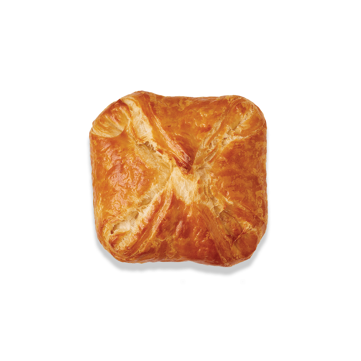 top view of butter danish