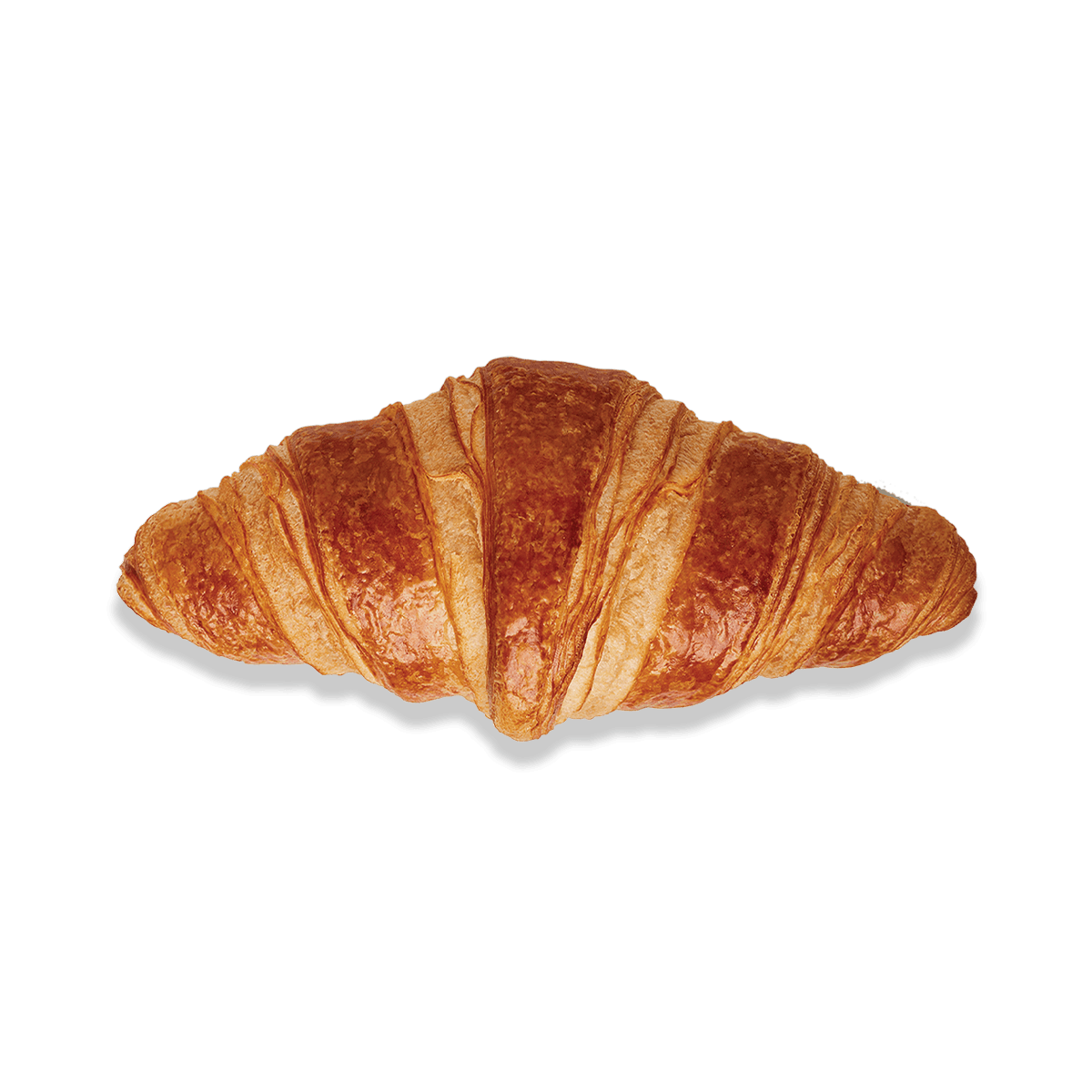 top view of perfect croissant