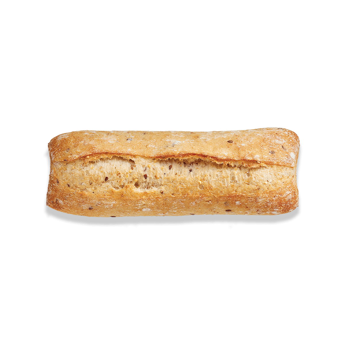 top view of multigrain baguettine