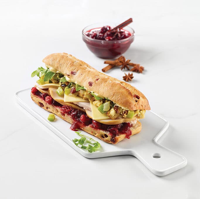 Turkey and cranberry Sandwich