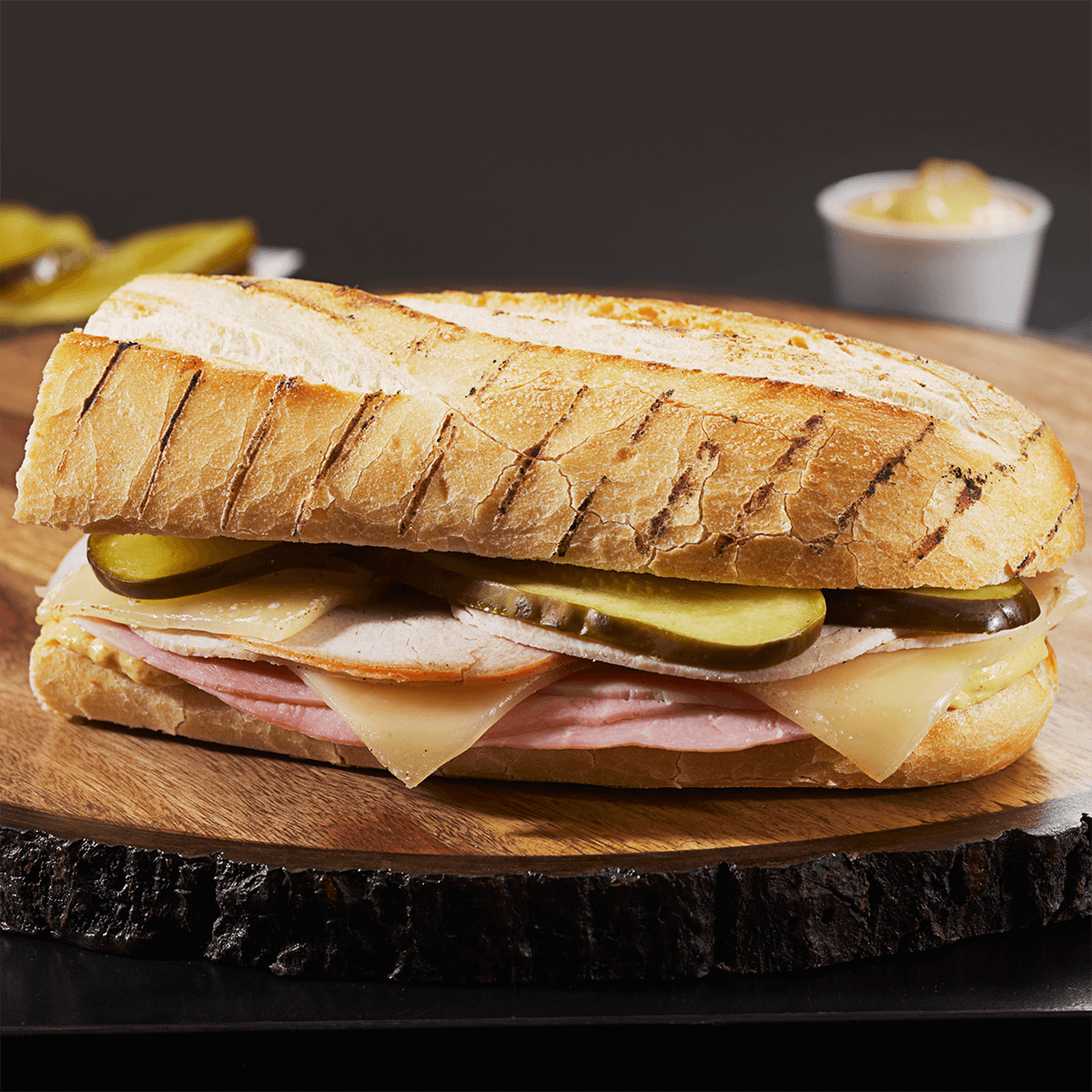 sandwich pain parisien tranché