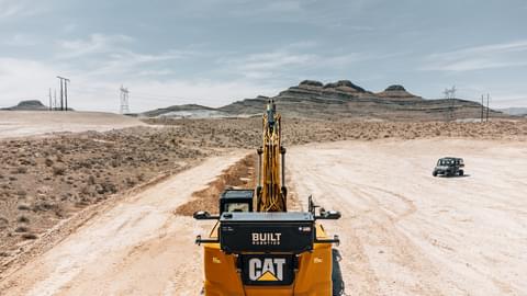 Built Robotics Exosystem Trenching in a Dry Climate