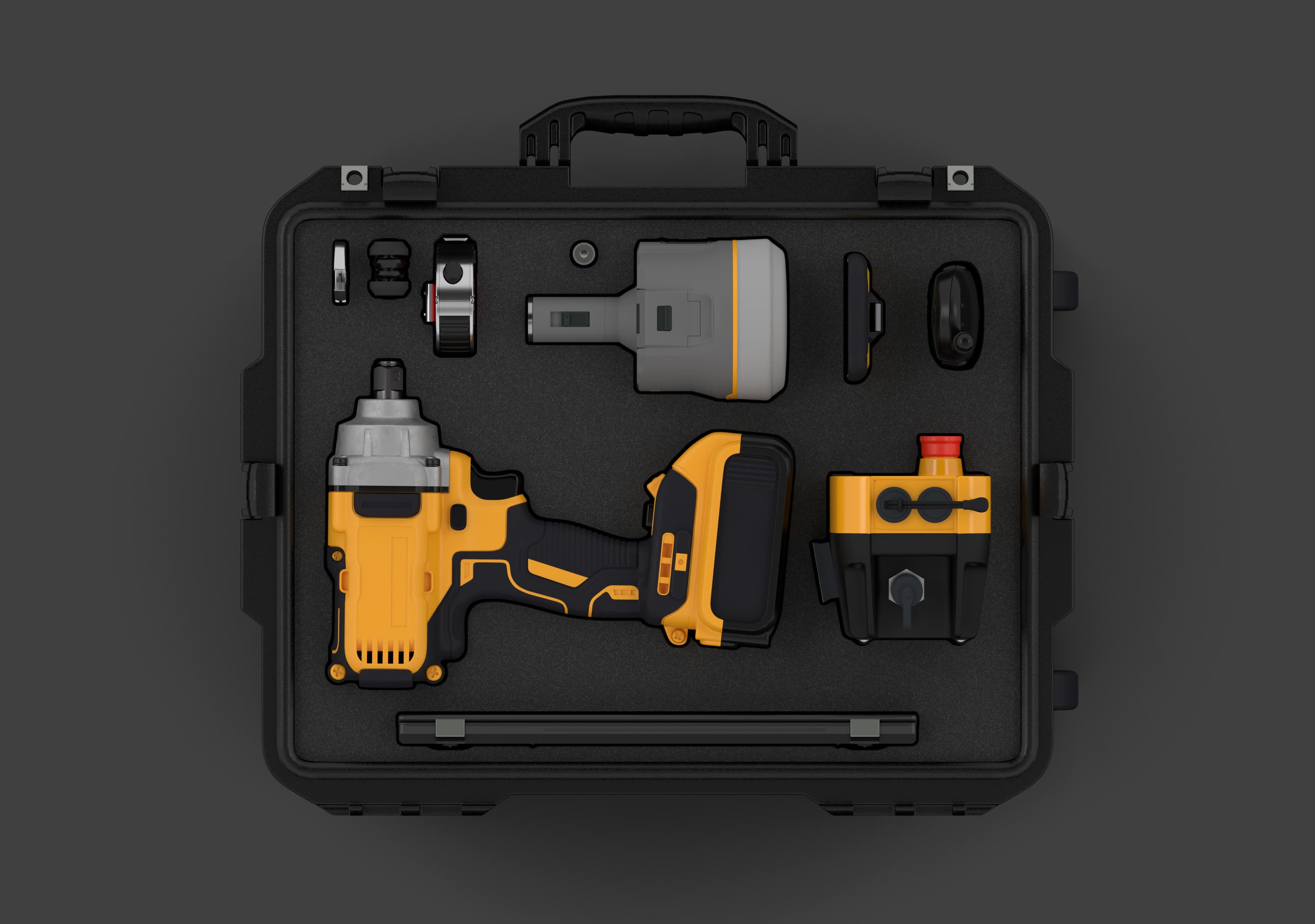 Field kit flatlay