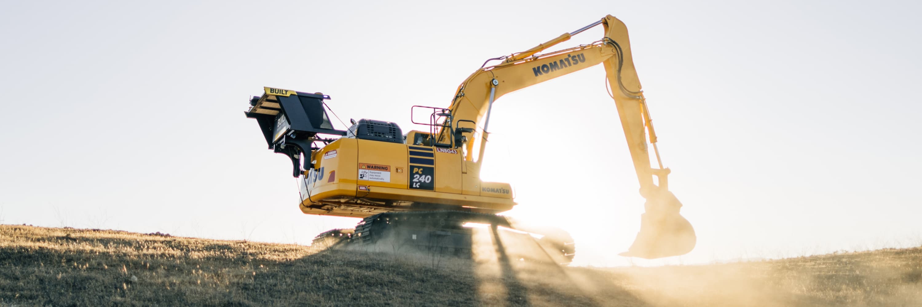 Excavator exosystem digging short