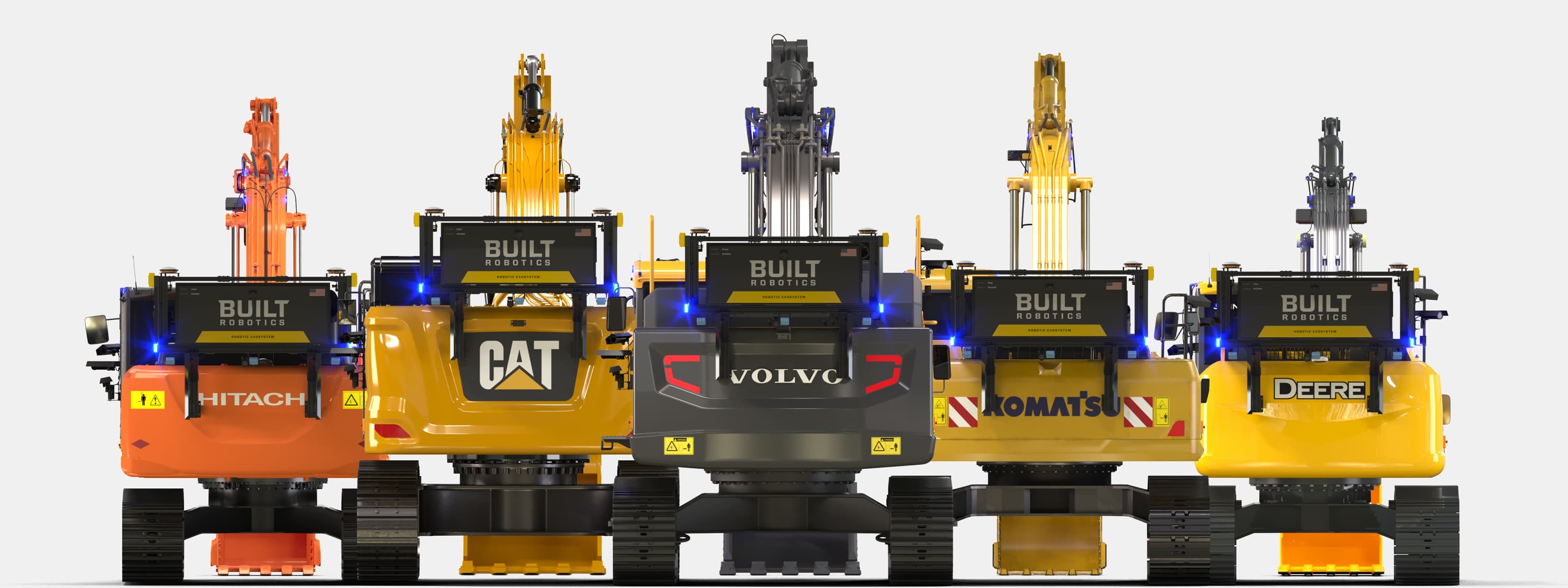 Exosystem heavy equipment lineup back