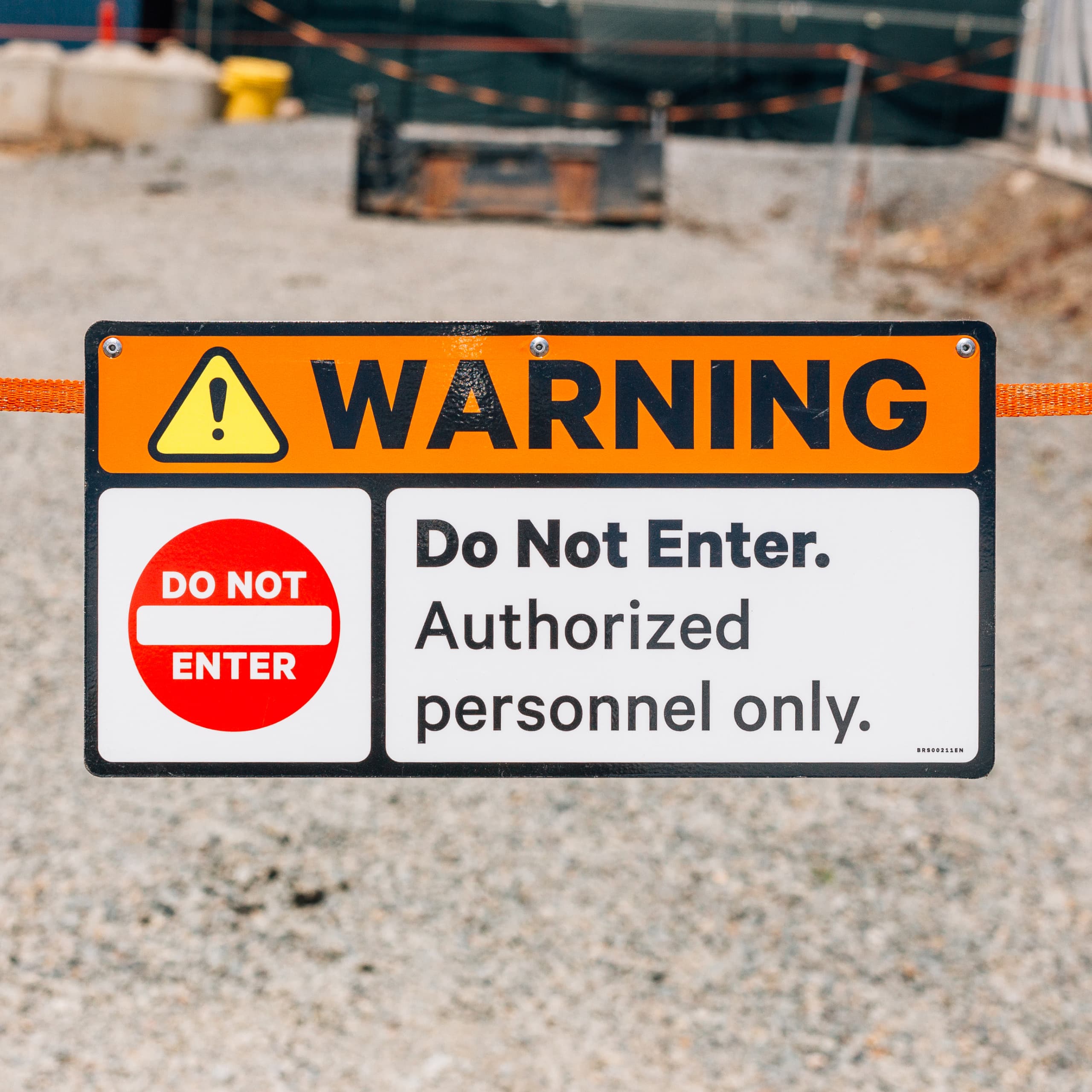 Field kit safety sign