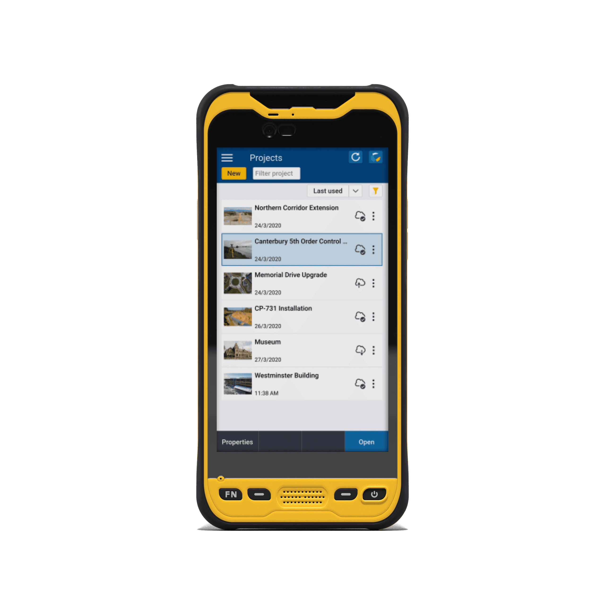 Field kit trimble phone