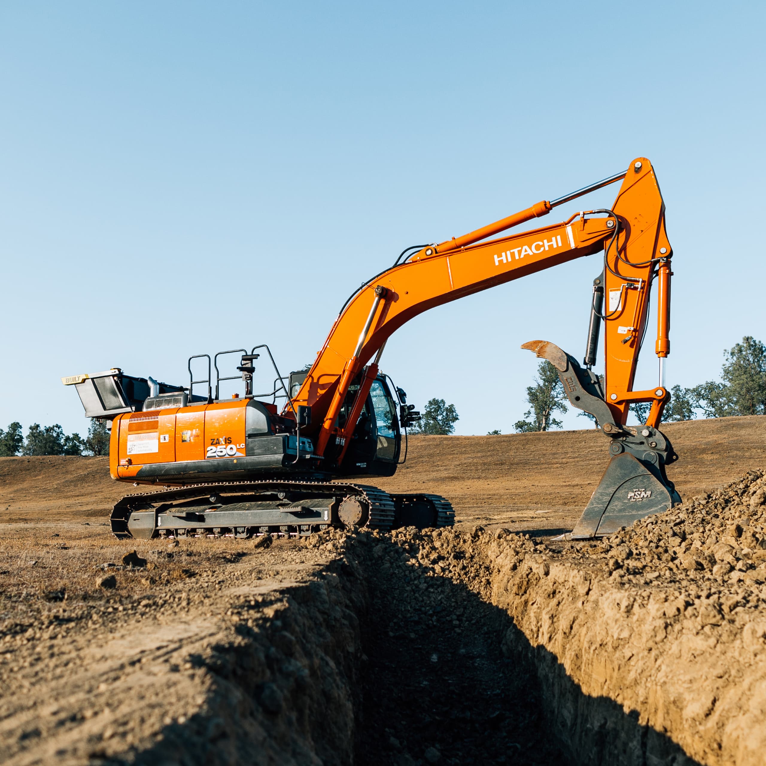 Hitachi trench