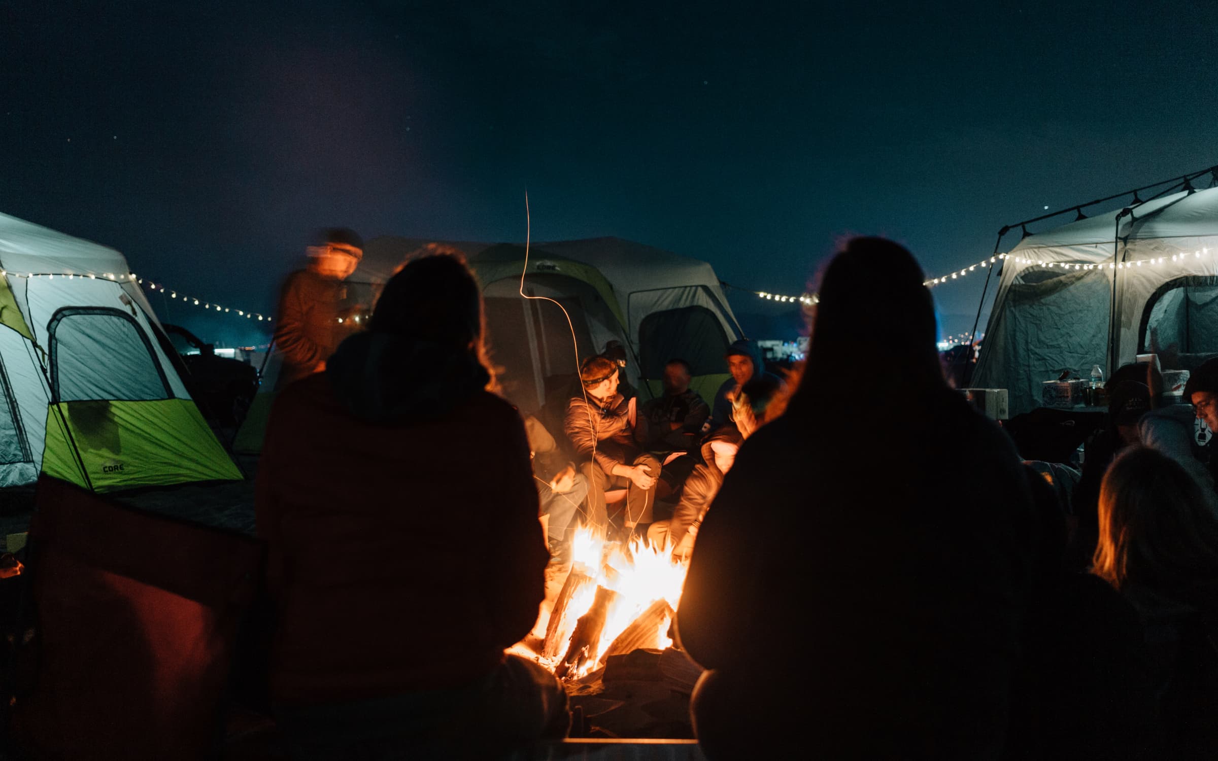 Pismo beach campfire