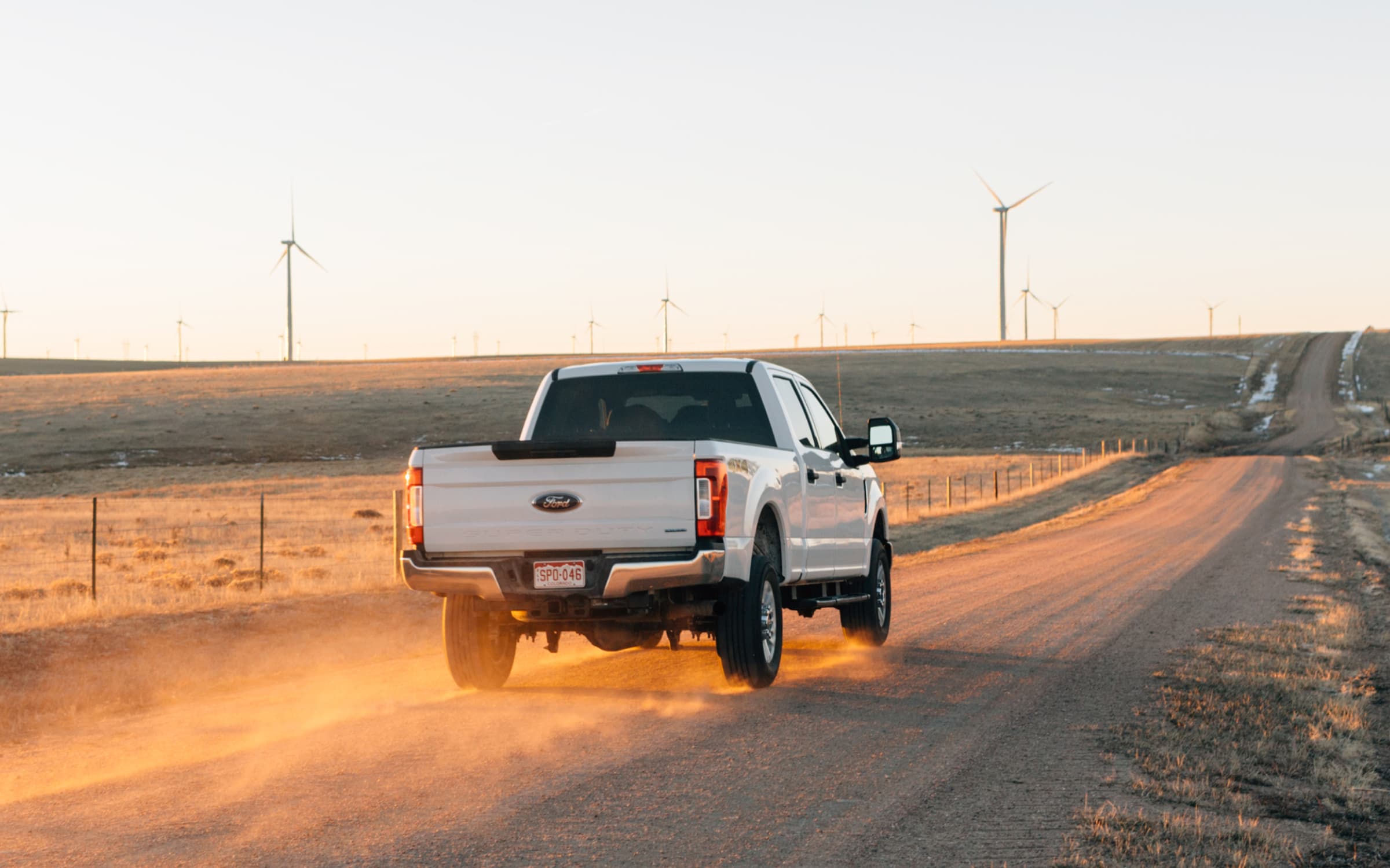 Sunset turbines truck