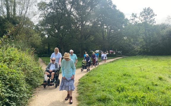 Blenheim Court Care Home walk for Alzheimers