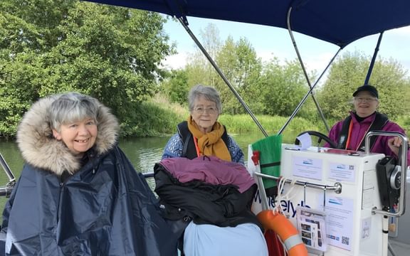 Benson House Care Home Residents Boat trip