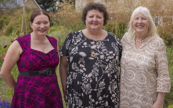 Broadbridge Care Home in Horsham celebrate Scarlett MacDonald and Julie Mason