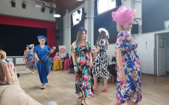 Brooklyn House Care Home in Attleborough fashion show with residents 2