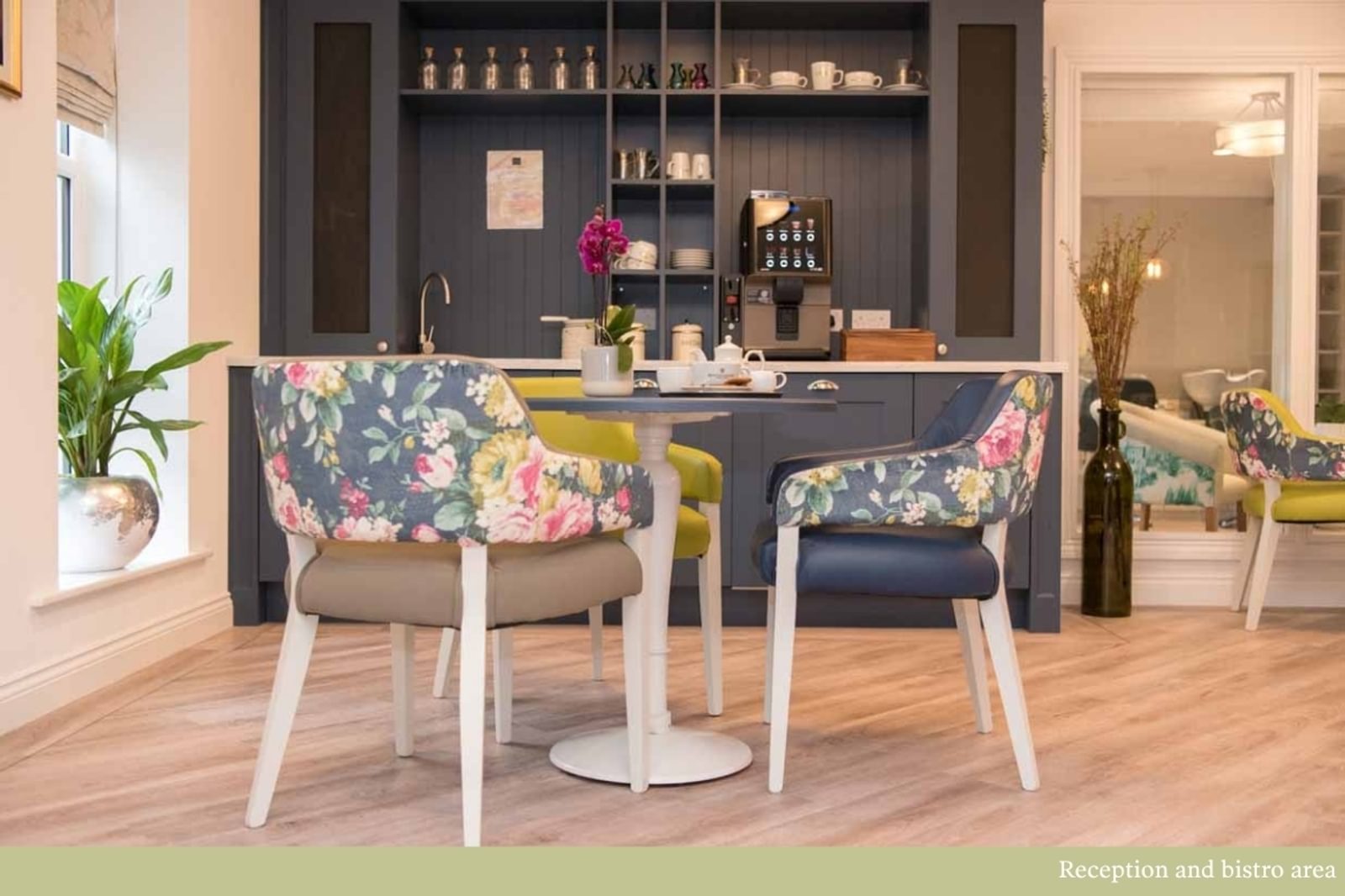 Bistro area at Benson House Care Home in Wallingford Oxfordshire