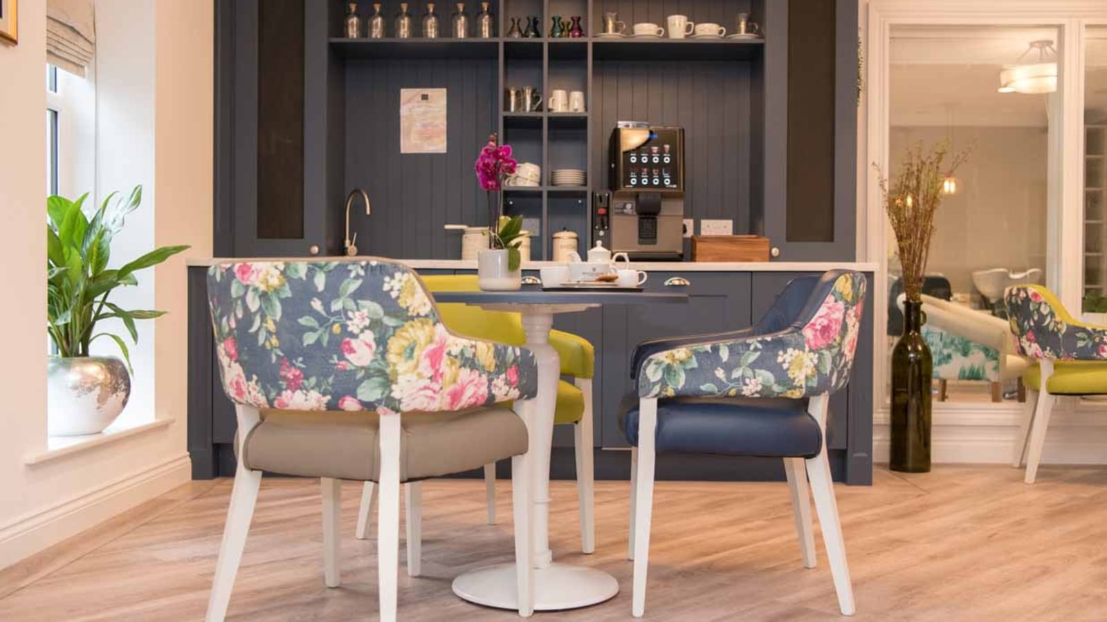 Benson House Care Home resident bistro and reception