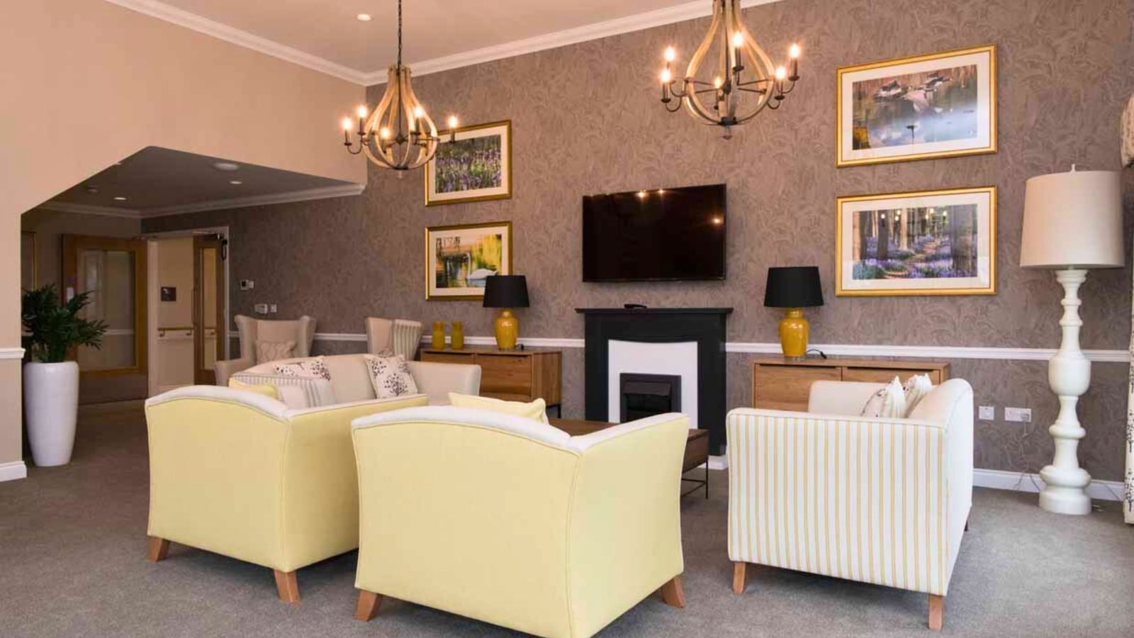 Benson House Care home resident lounge