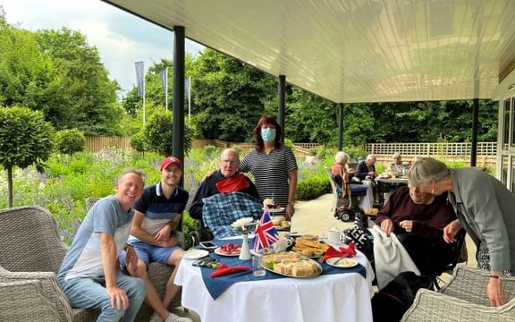 Benson House Care Home Relatives at Jubilee Celebrations