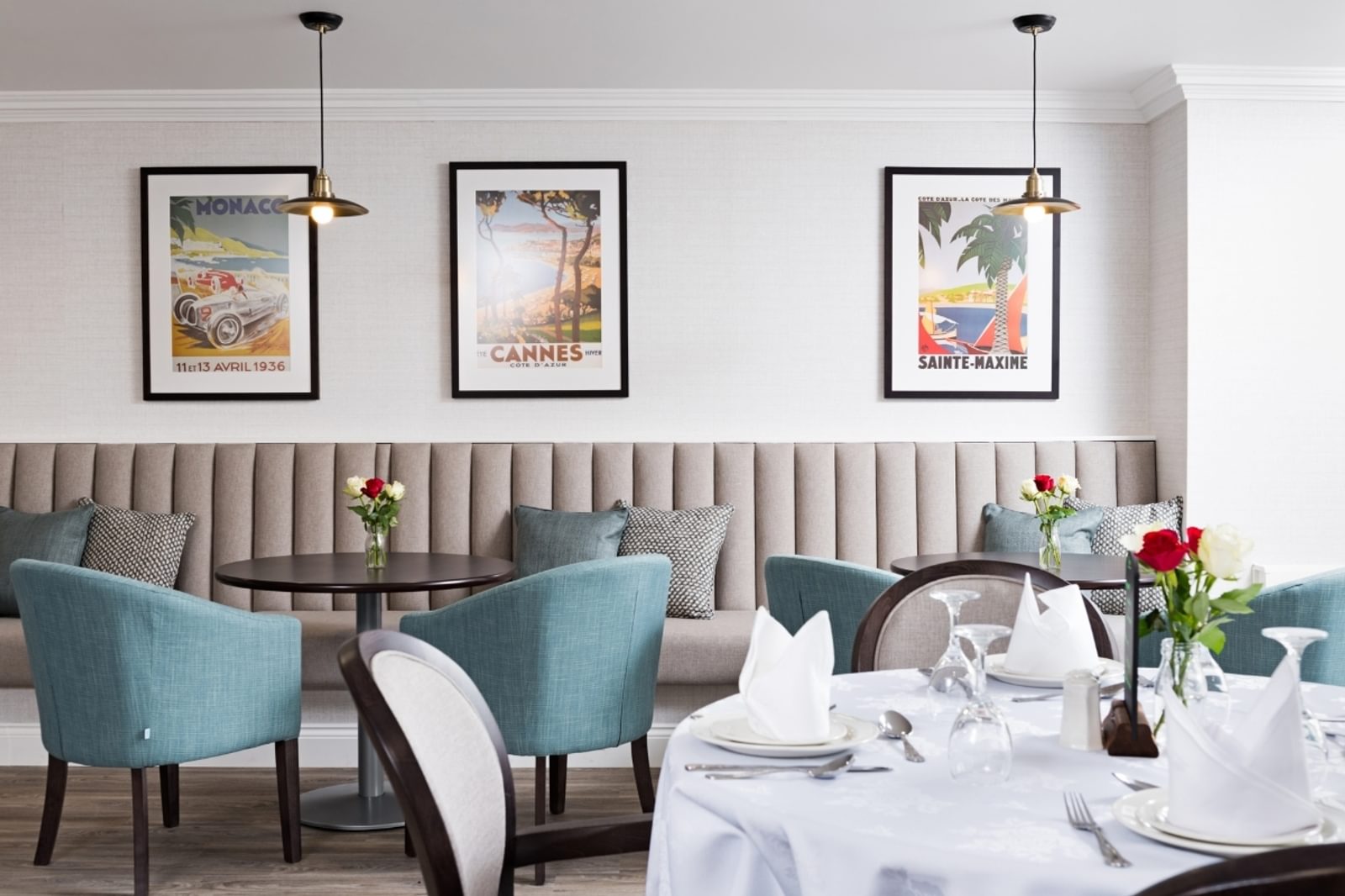 Blenheim Court Care Home resident dining area
