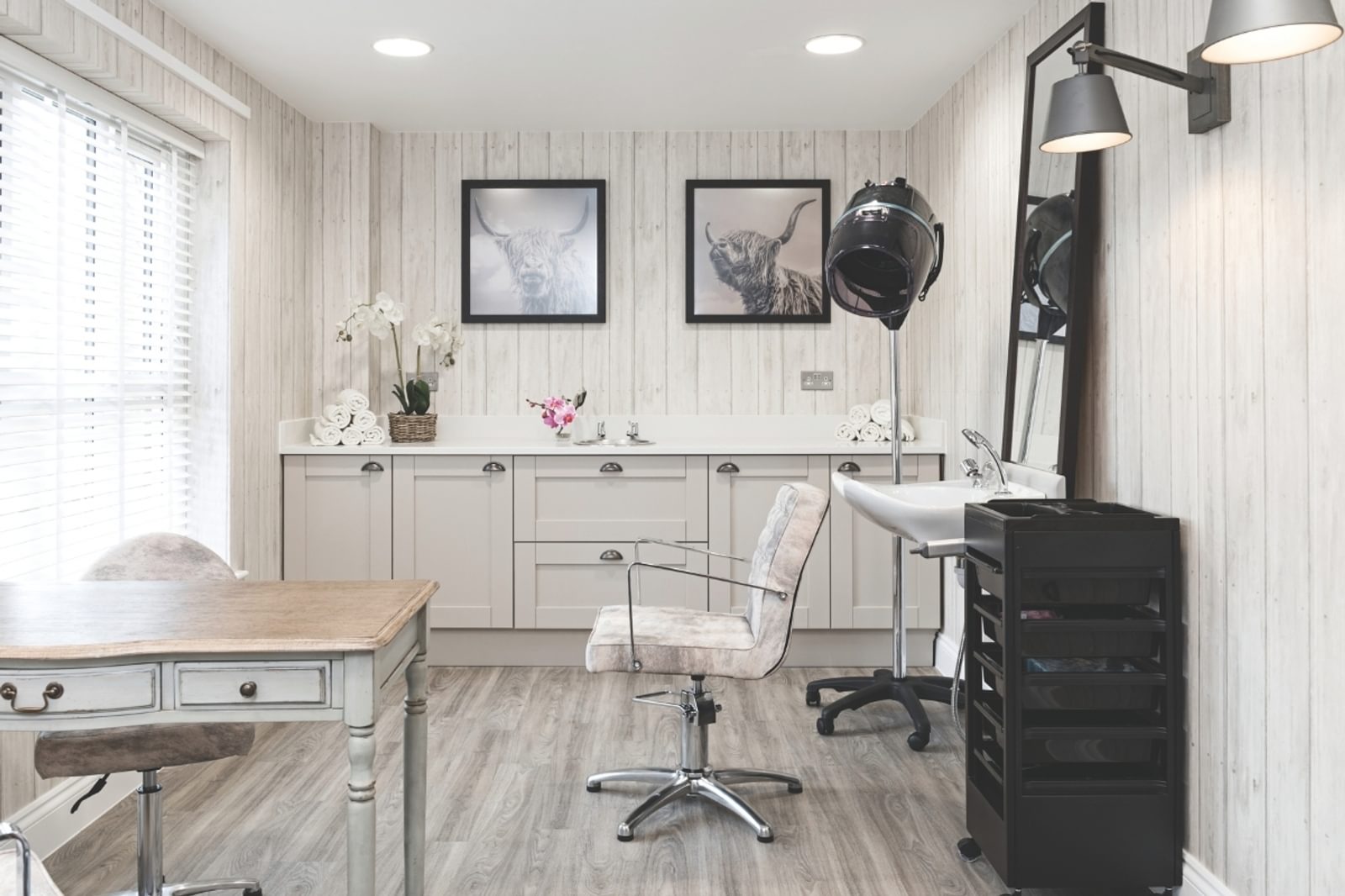 Blenheim Court Care Home residents hair salon