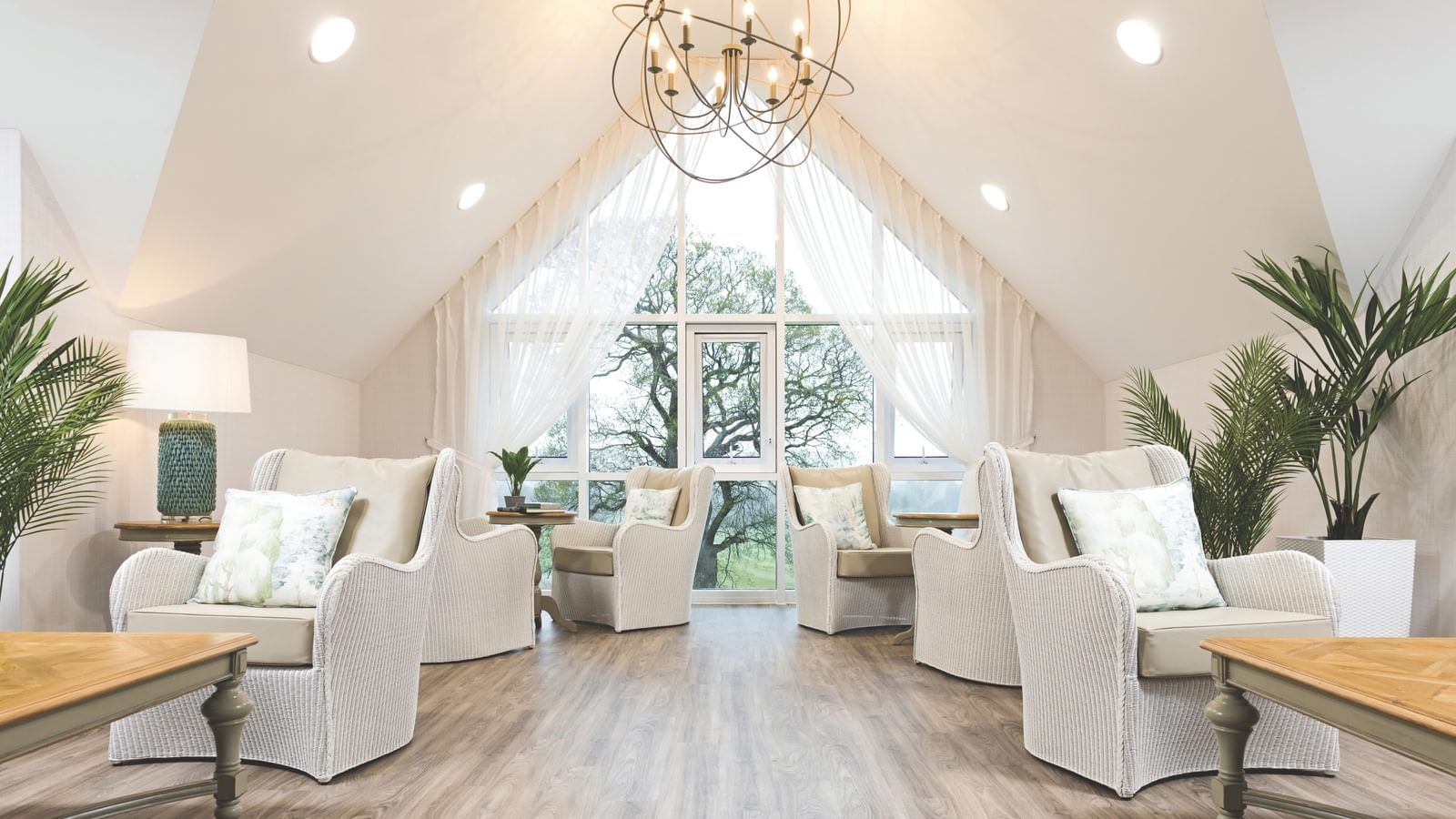 Blenheim Court Care Home residents lounge