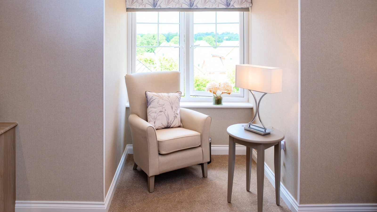 Broadbridge Park Care Home in Horsham, West Sussex new penthouse suite - Resident seating area