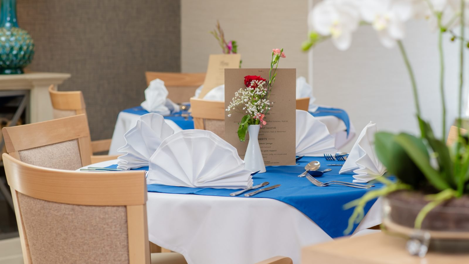 Broadbridge Park Care Home in Horsham, West Sussex new penthouse suite - Resident dining room