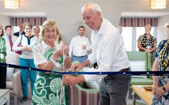 Helena Jeffery and local MP cut ribbon in new Broadbridge Park penthouse floor