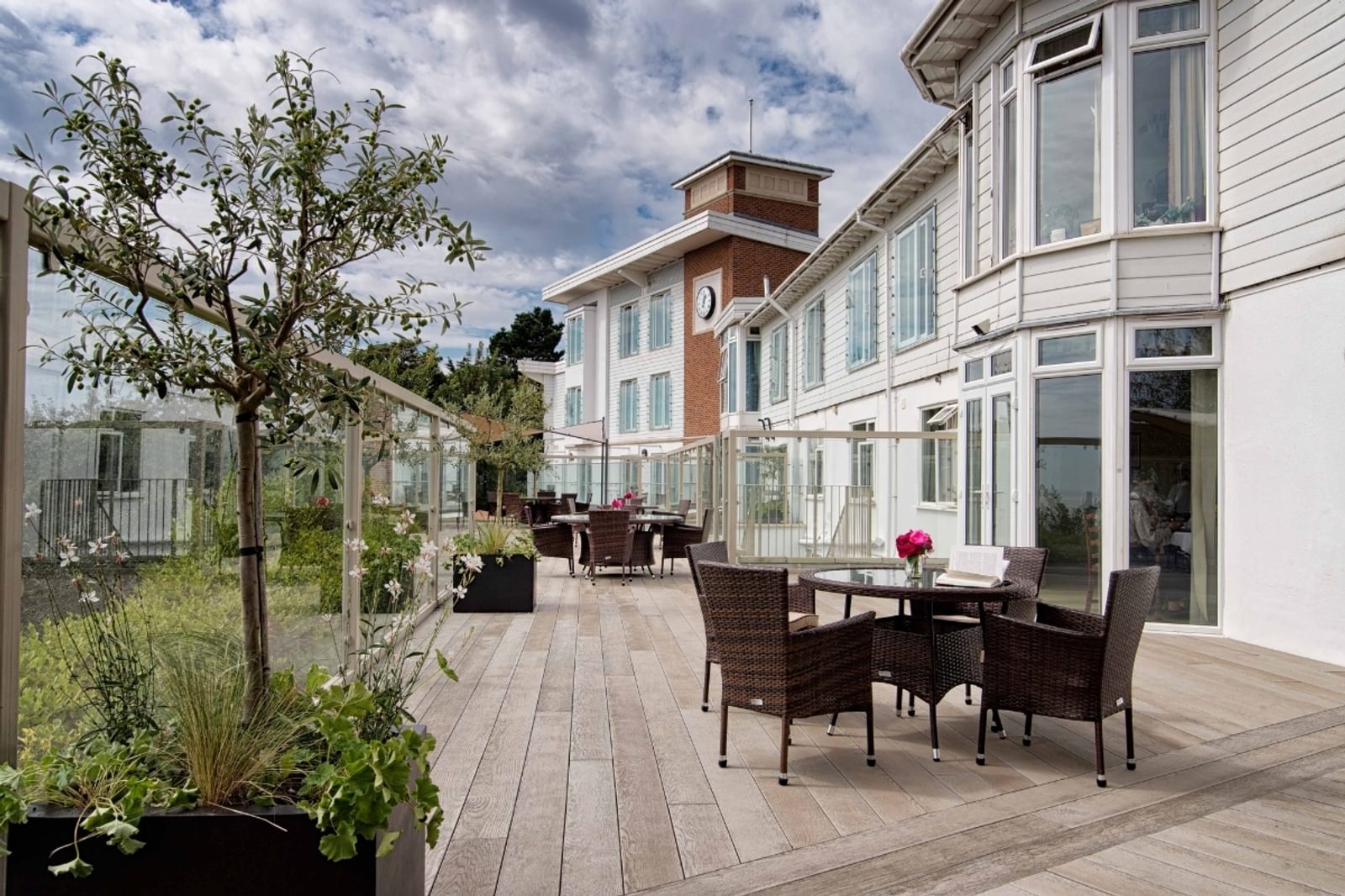 Cotman House Care Home external deck