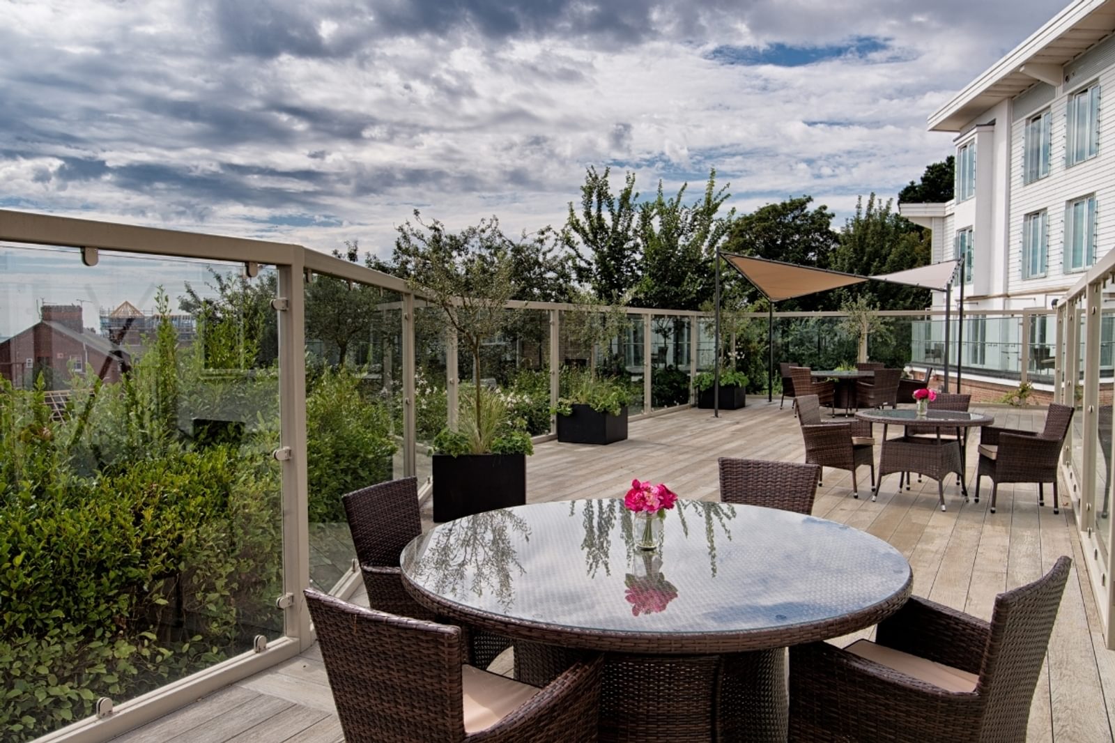 Cotman House Care Home resident garden