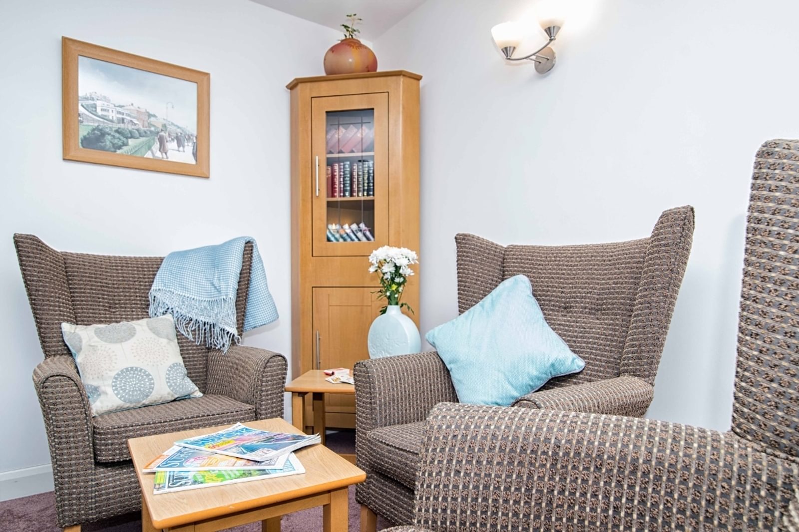 Cotman House Care Home resident lounge area
