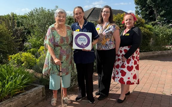 Cotman House Team with Veteran Friendly Framework award
