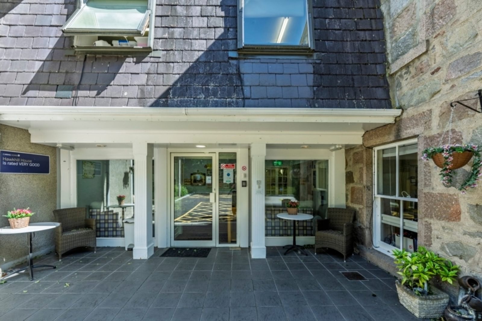 Hawkhill House Care Home entrance