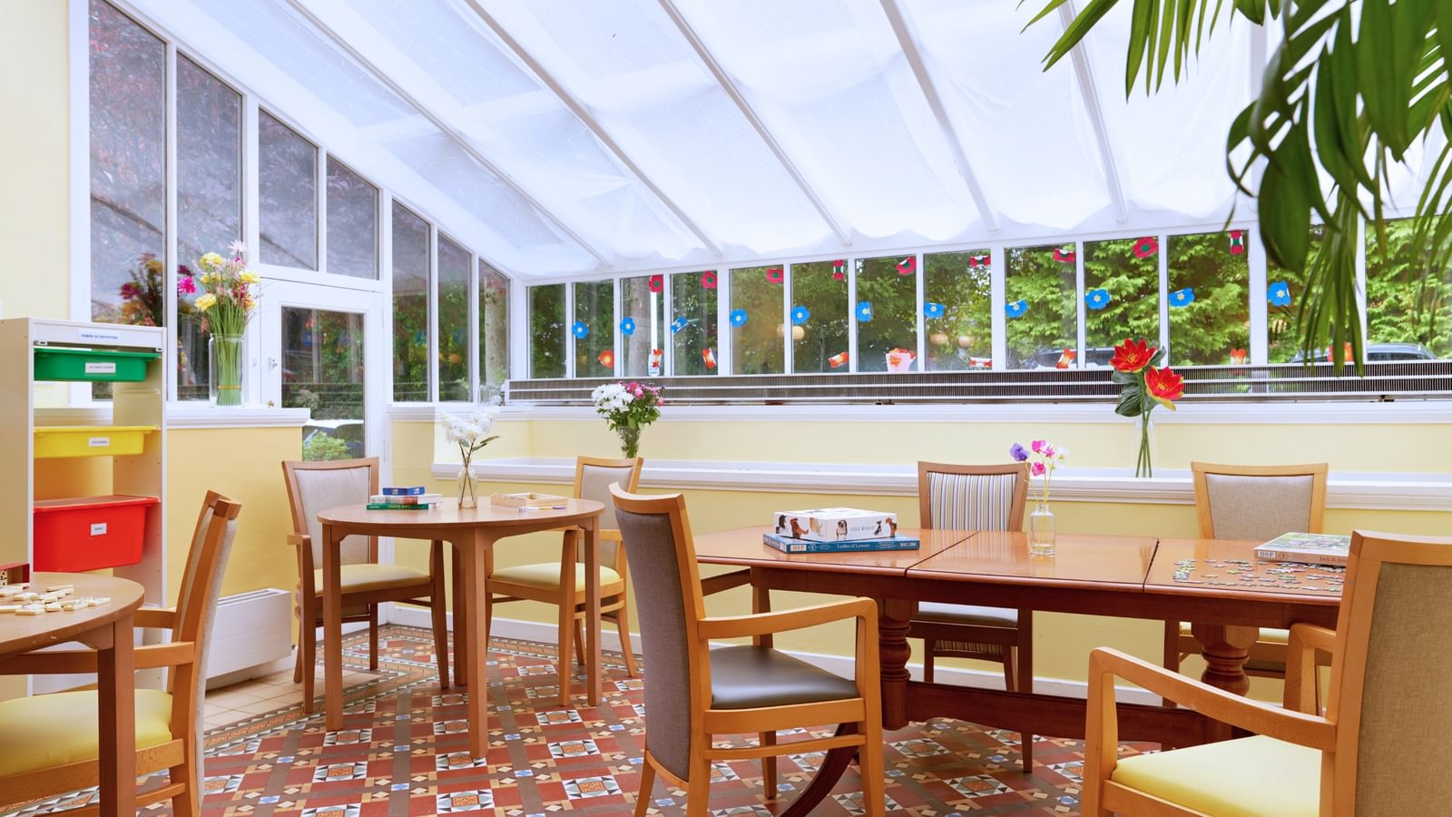 Hawkhill House Care Home activities room