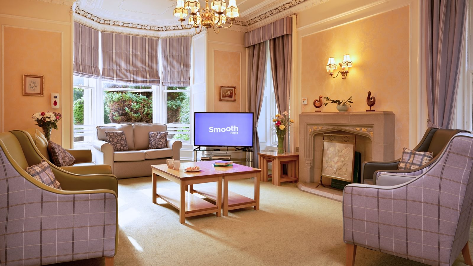 Hawkhill House Care Home residents lounge