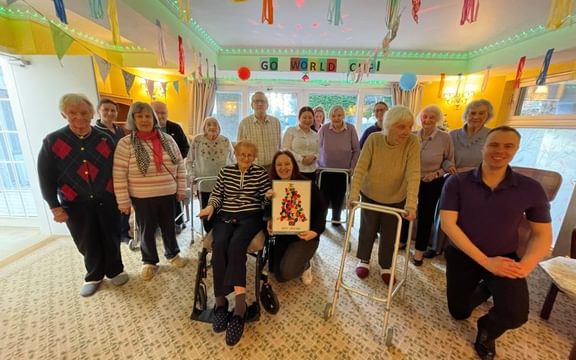Hawkhill House Care Home Christmas Card