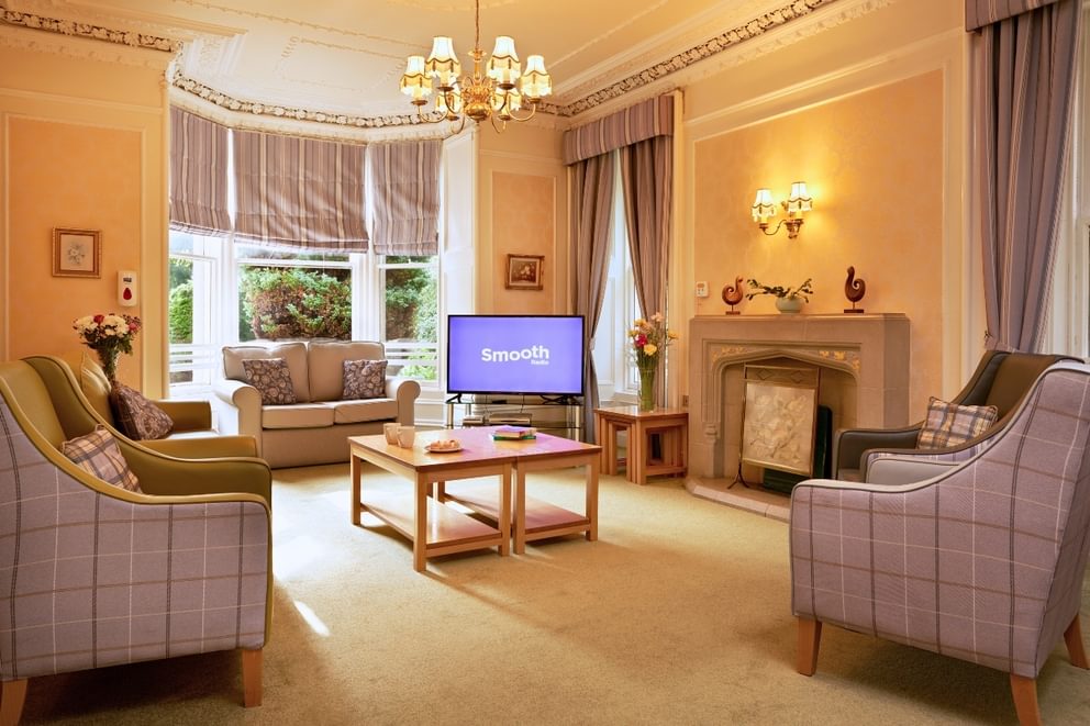 Hawkhill House Care home in Aberdeen, Residents Lounge