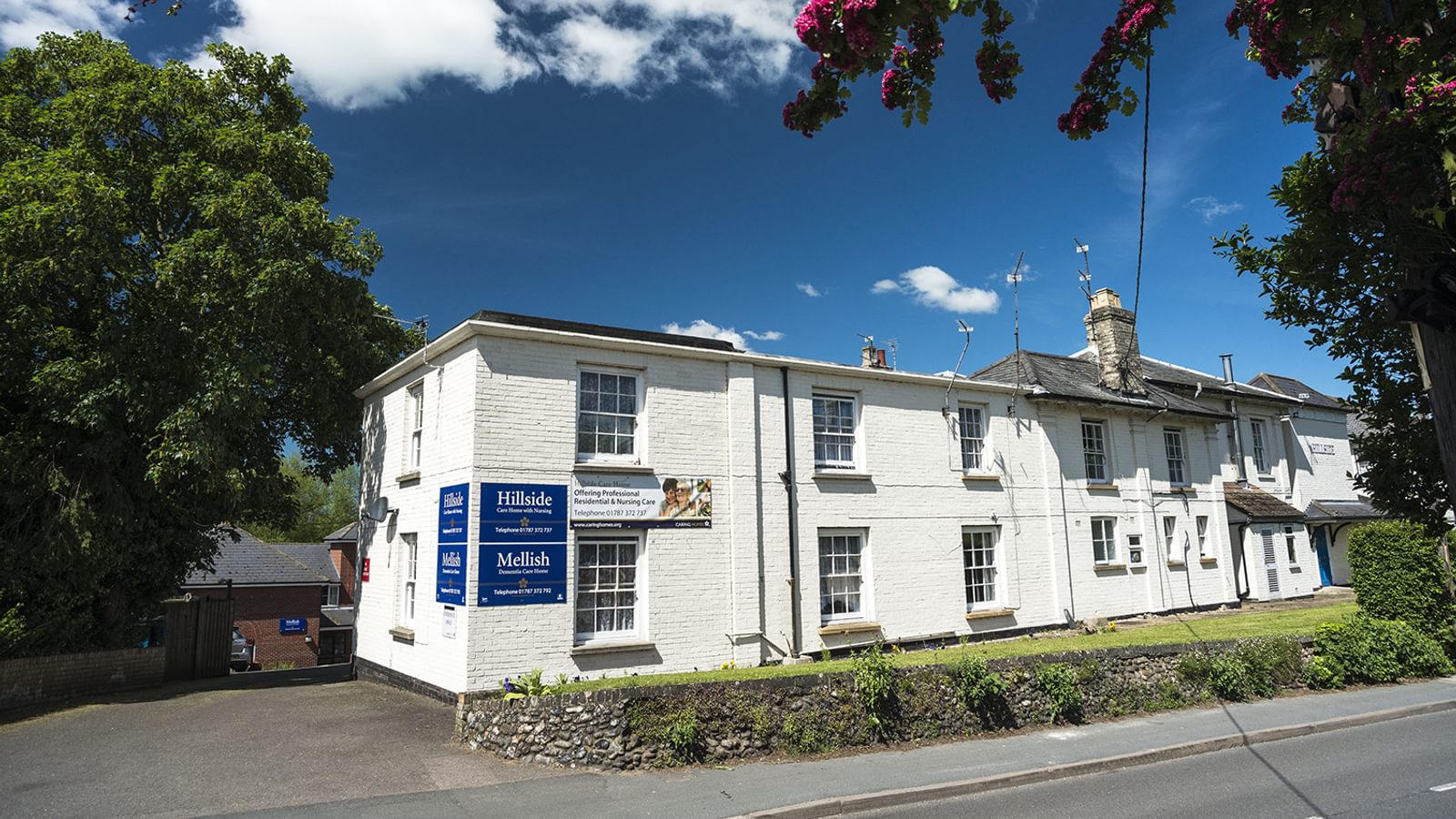 Outside of Hillside care home in Sudbury