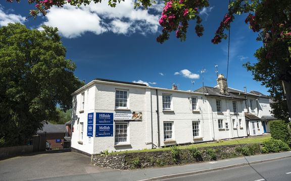 Outside of Hillside care home in Sudbury