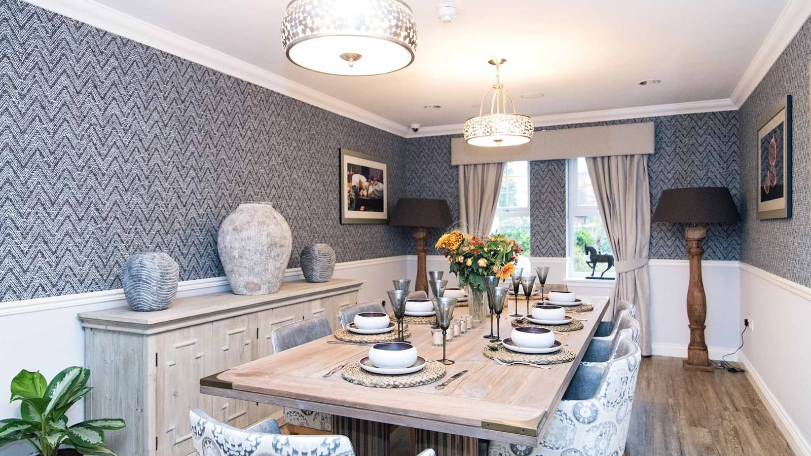 Horsell Lodge Care Home private dining room