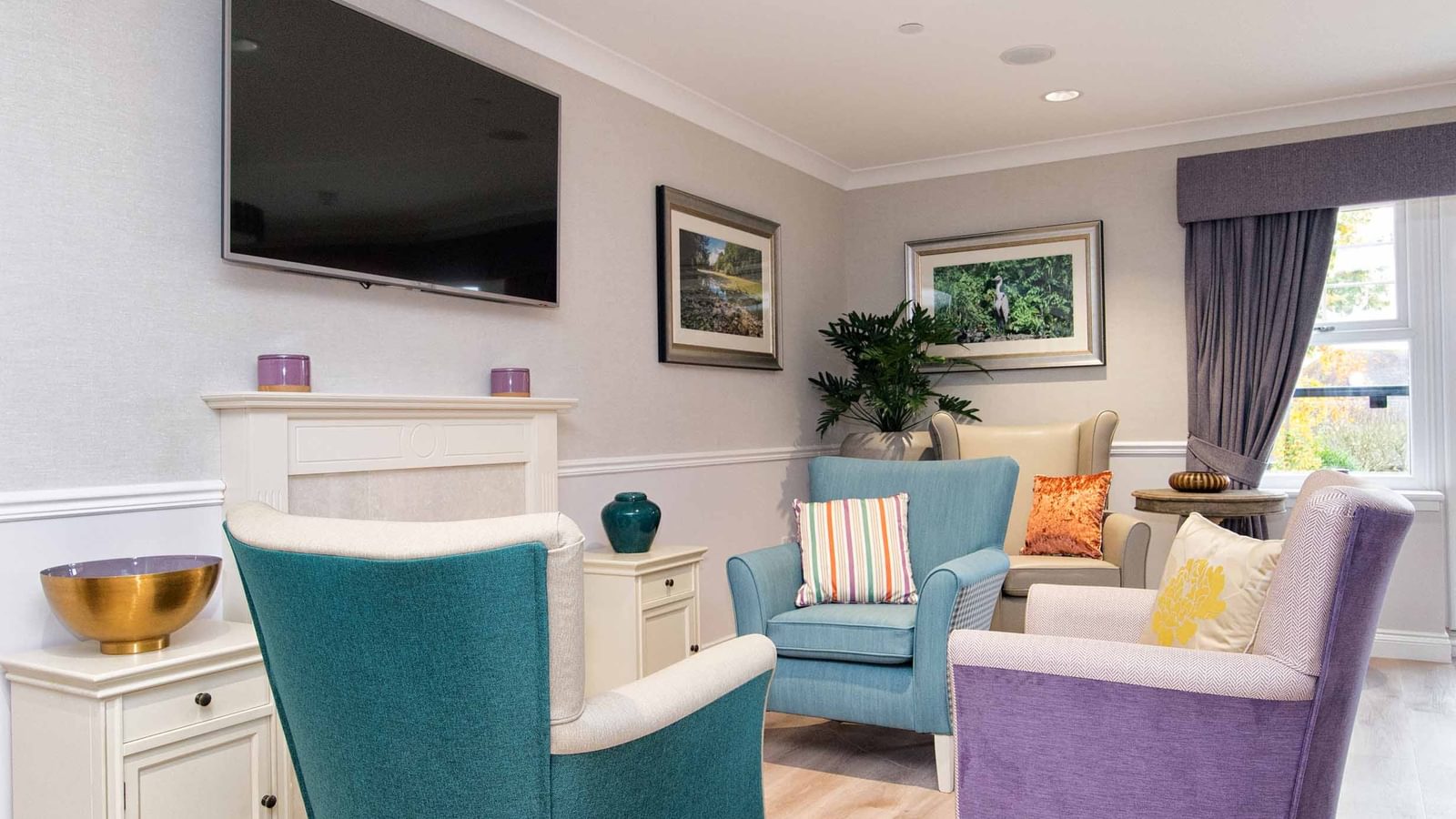 Horsell Lodge Care Home residents lounge
