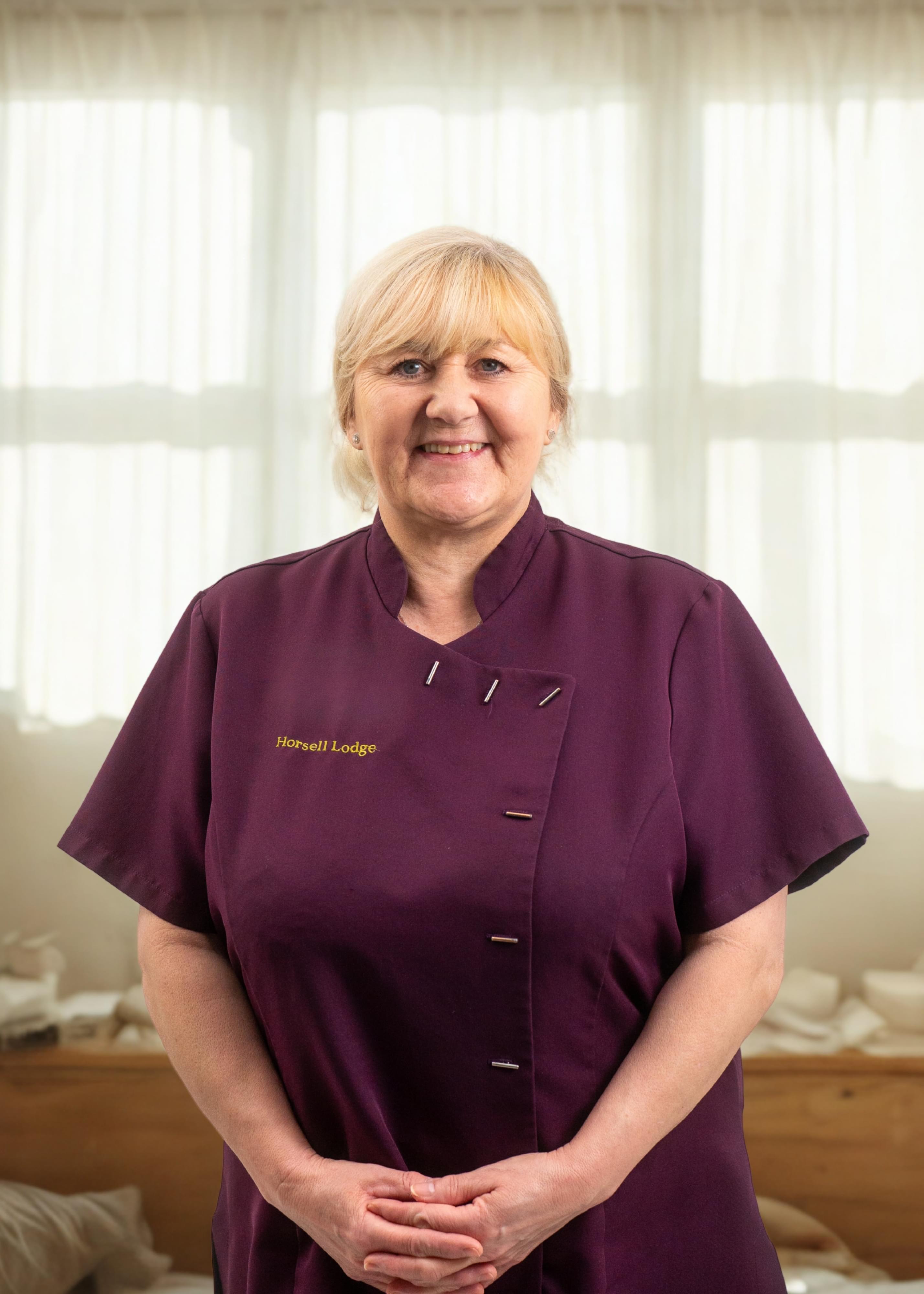 Denise Davies Head Housekeeper Horsell Lodge Care Home