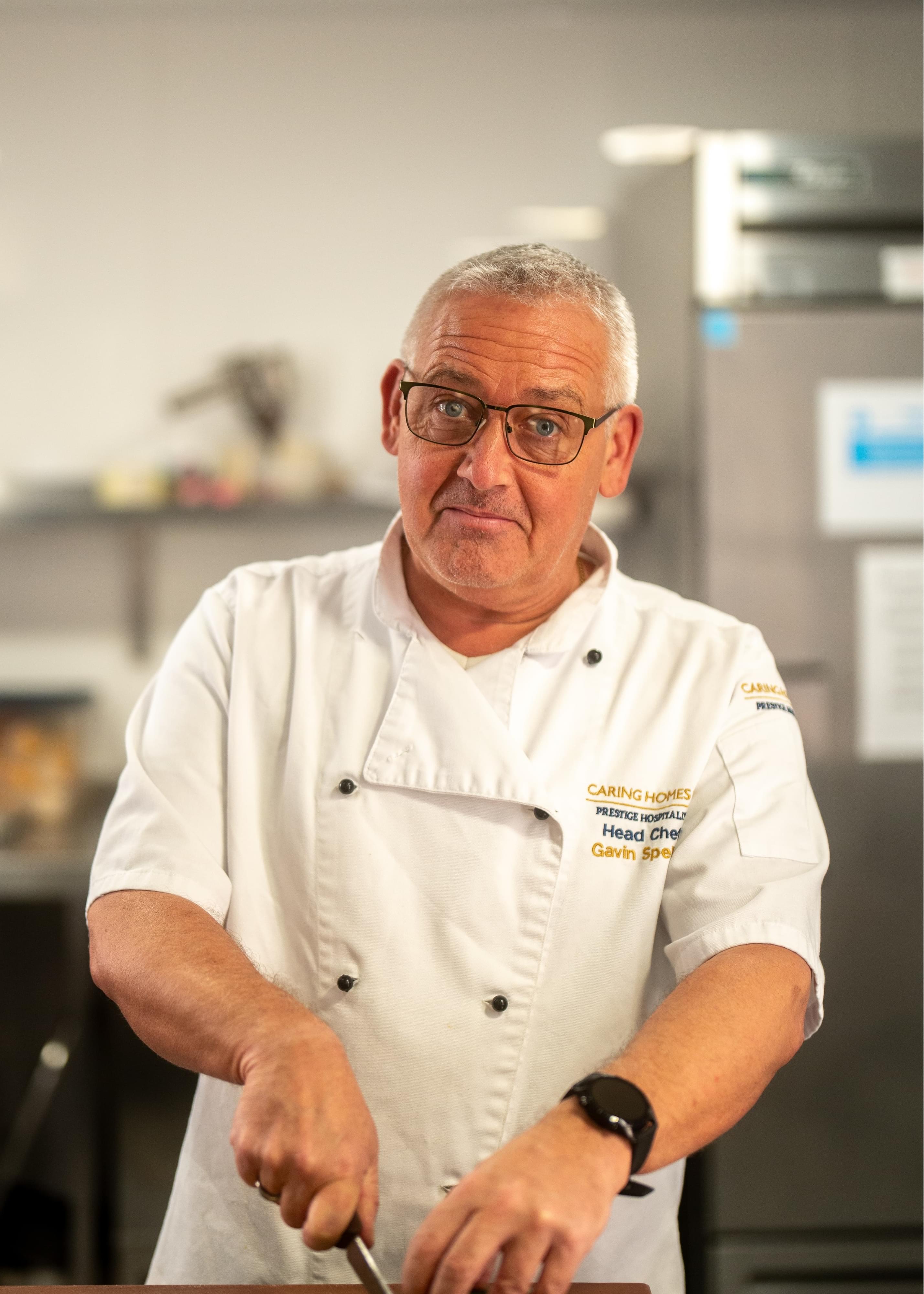 Gavin Speller Head Chef at Horsell Lodge Care Home