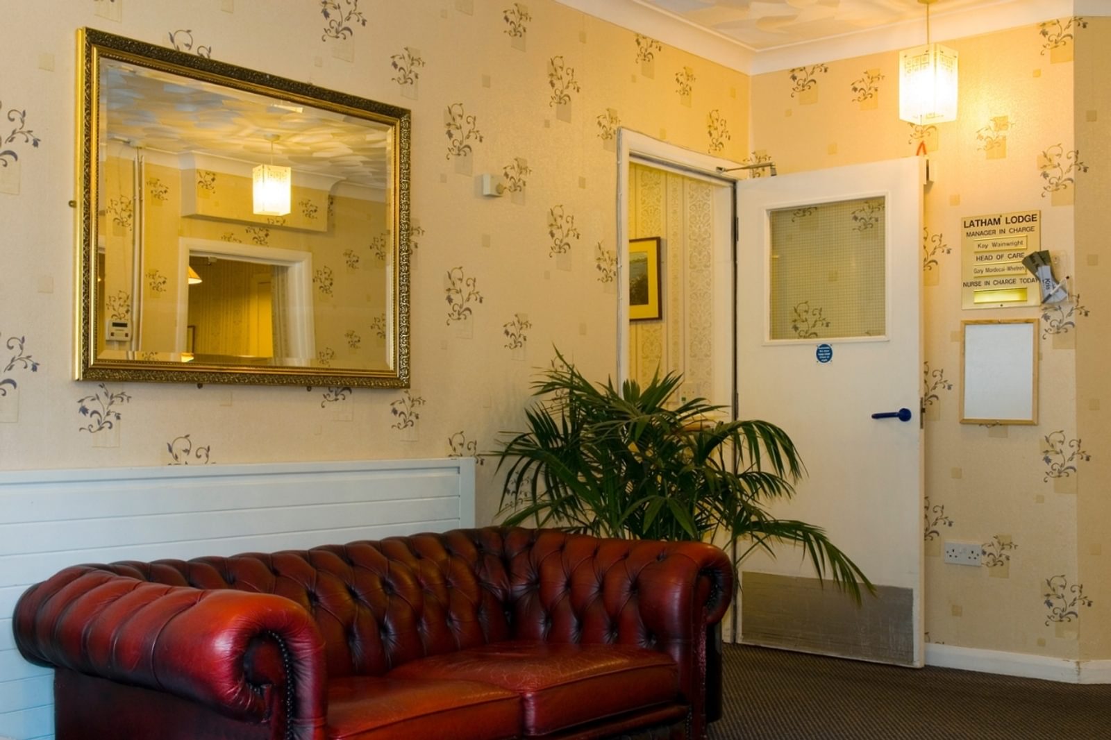 Latham Lodge resident lobby