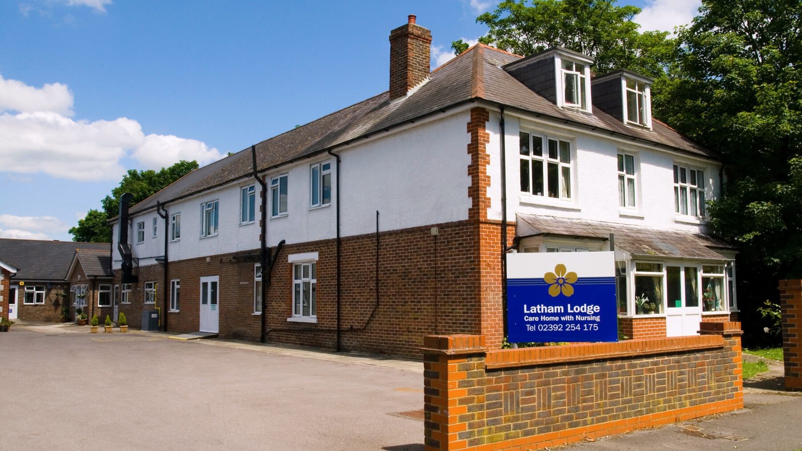 Latham Lodge Care Home external view of the home