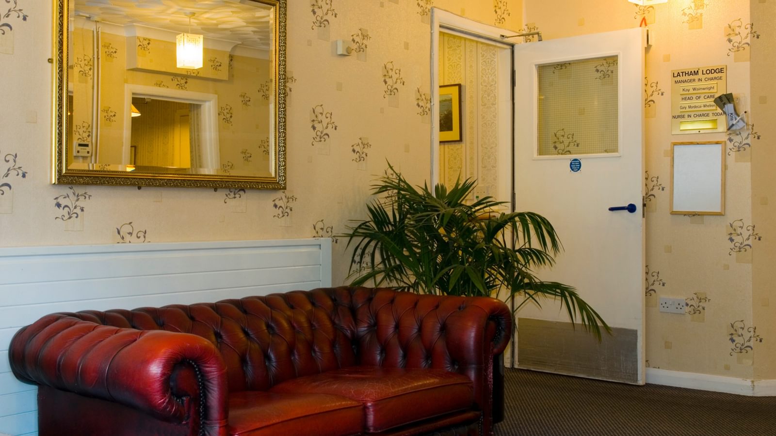 Latham Lodge Care Home lounge area