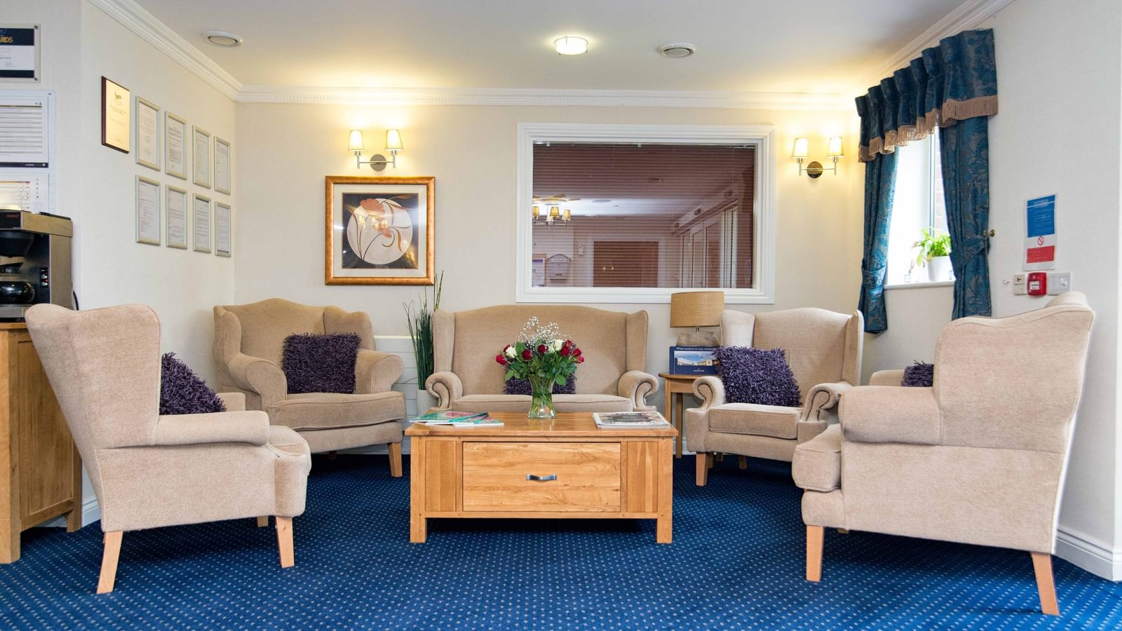 Laverstock Care Home reception area